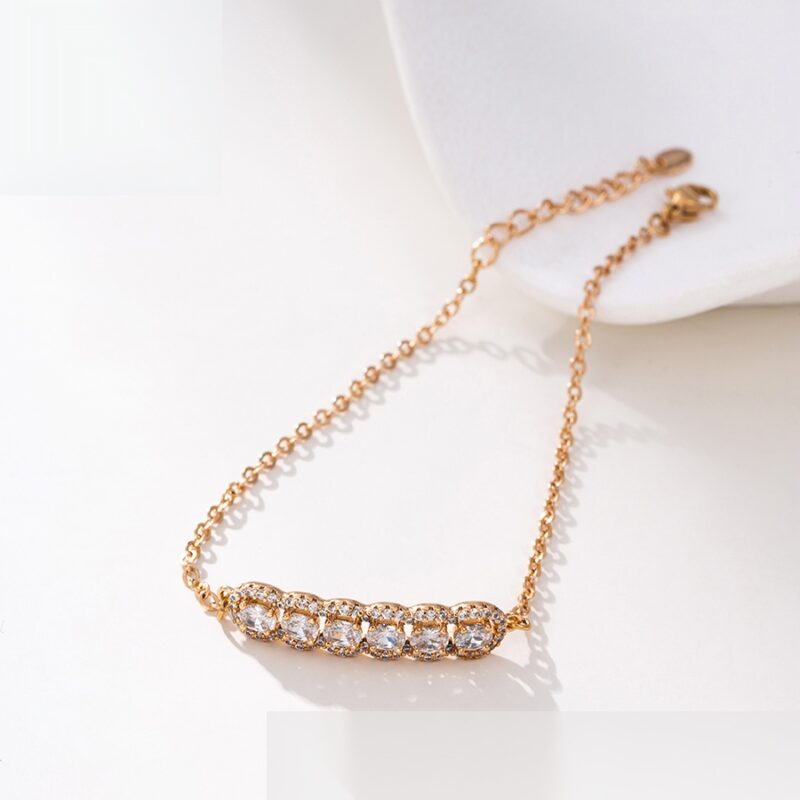Daily wear fashion elegant 18K gold color bracelet - Image 5