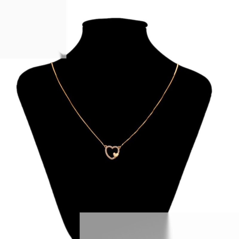 Daily wear fashion simple 18K gold color necklace - Image 4