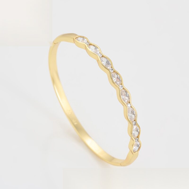 Daily wear fashion elegant 14K gold color bangle - Image 3