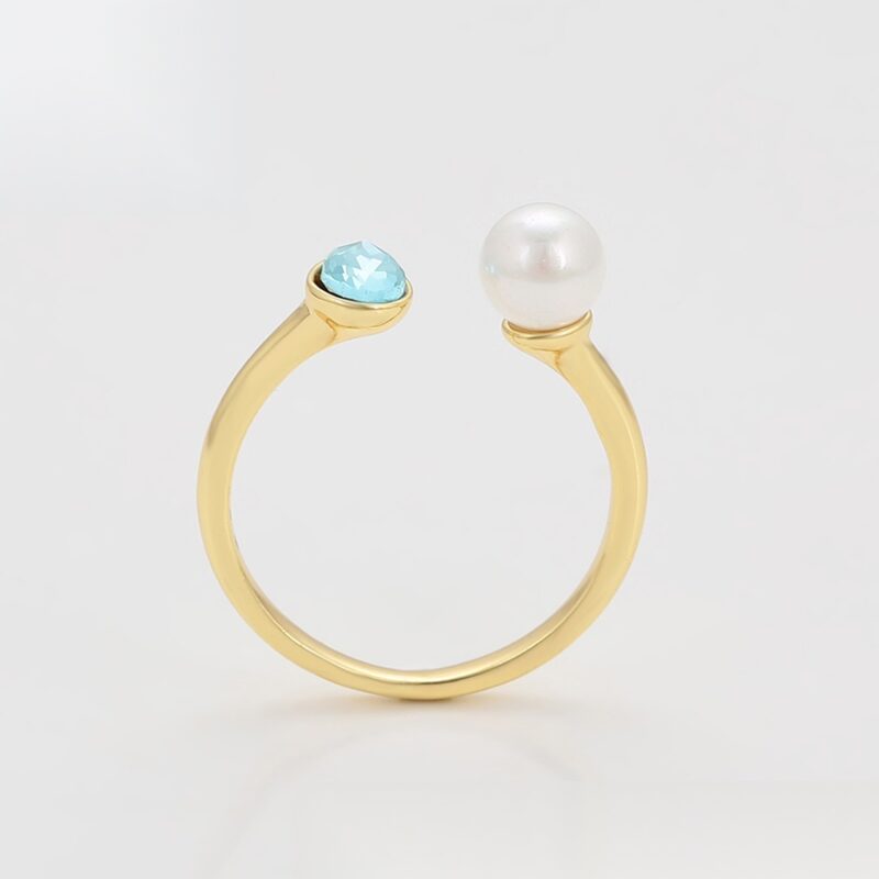 Daily wear fashion 14K gold color ring - Image 5