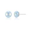 Daily wear fashion 12mm mermaid platinum plated earring