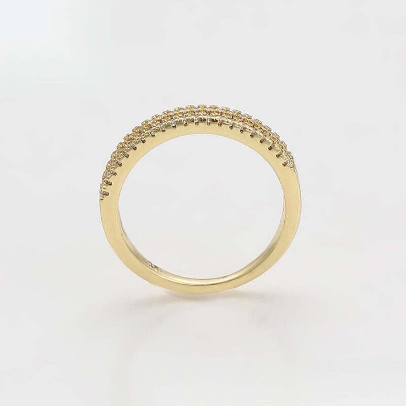 Daily wear fashion elegant 14K gold color ring - Image 4